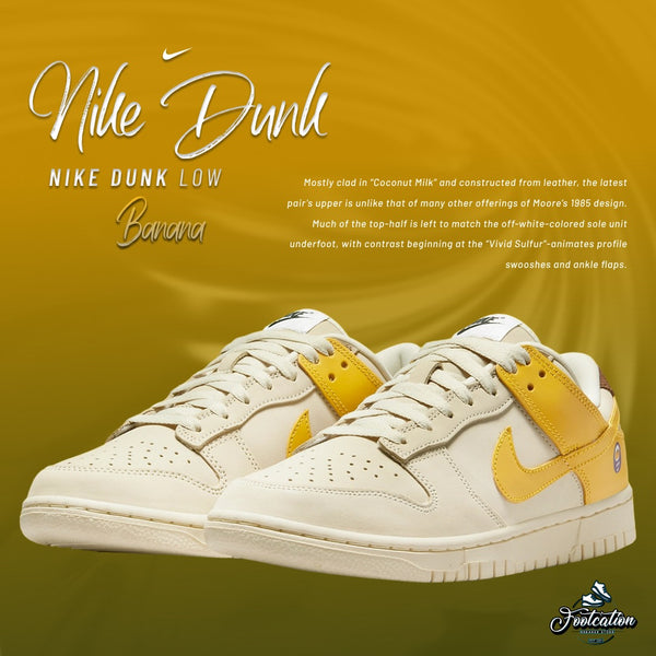 NIKE DUNK LOW BANANA – footcationn