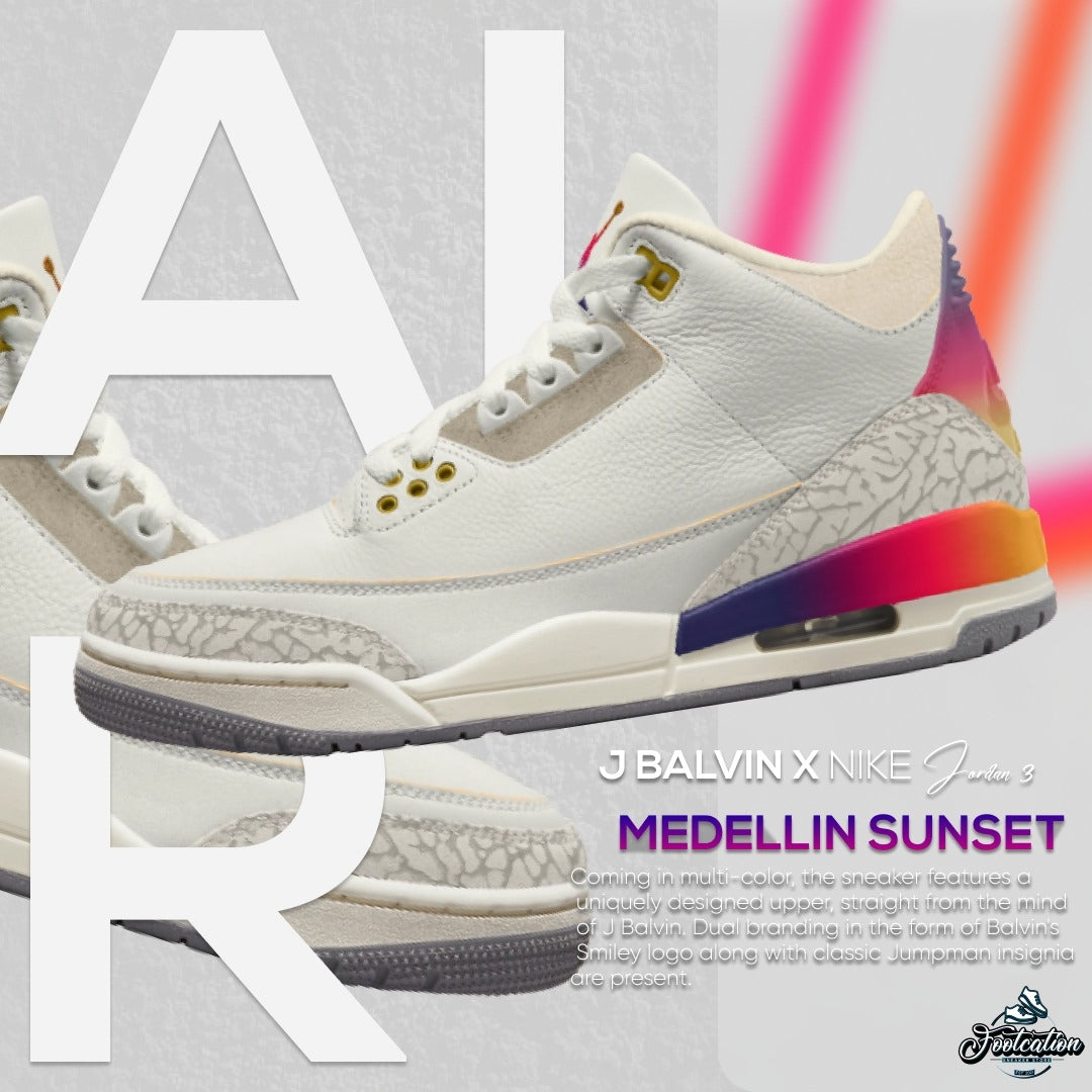 JORDAN 3 MEDELLIN SUNSET