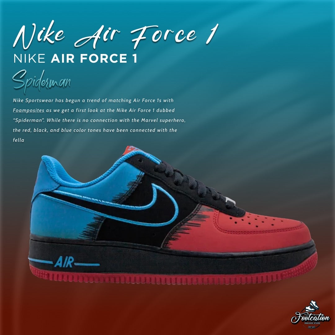 NIKE AIR FORCE 1 SPIDERMAN