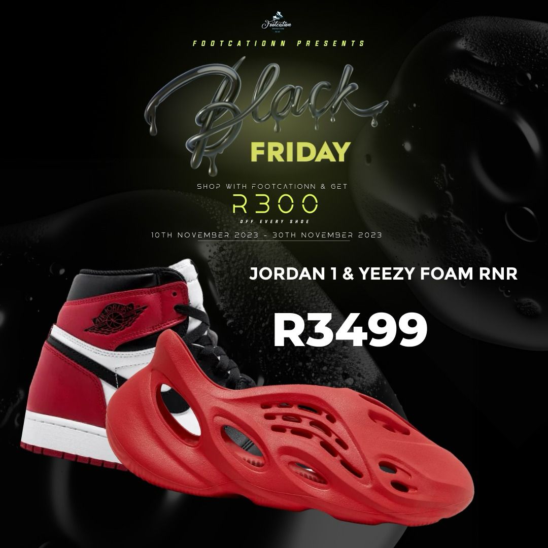 Jordan 1 & Yeezy Foam RNR