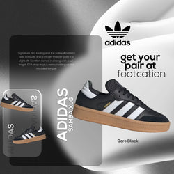 ADIDAS SAMBA XLG CORE BLACK