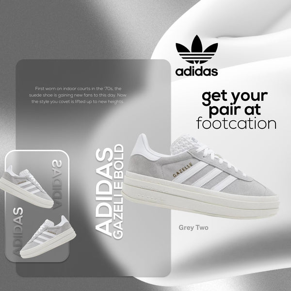 ADIDAS GAZELLE GREY TWO