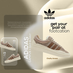 ADIDAS CAMPUS X BAD BUNNY CHALKY BROWN