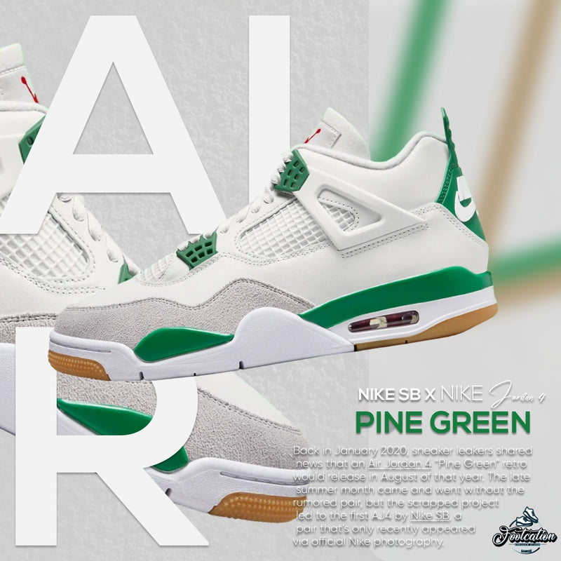 AIR JORDAN 4 PINE GREEN