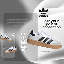 ADIDAS SAMBA XLG CLOUD WHITE