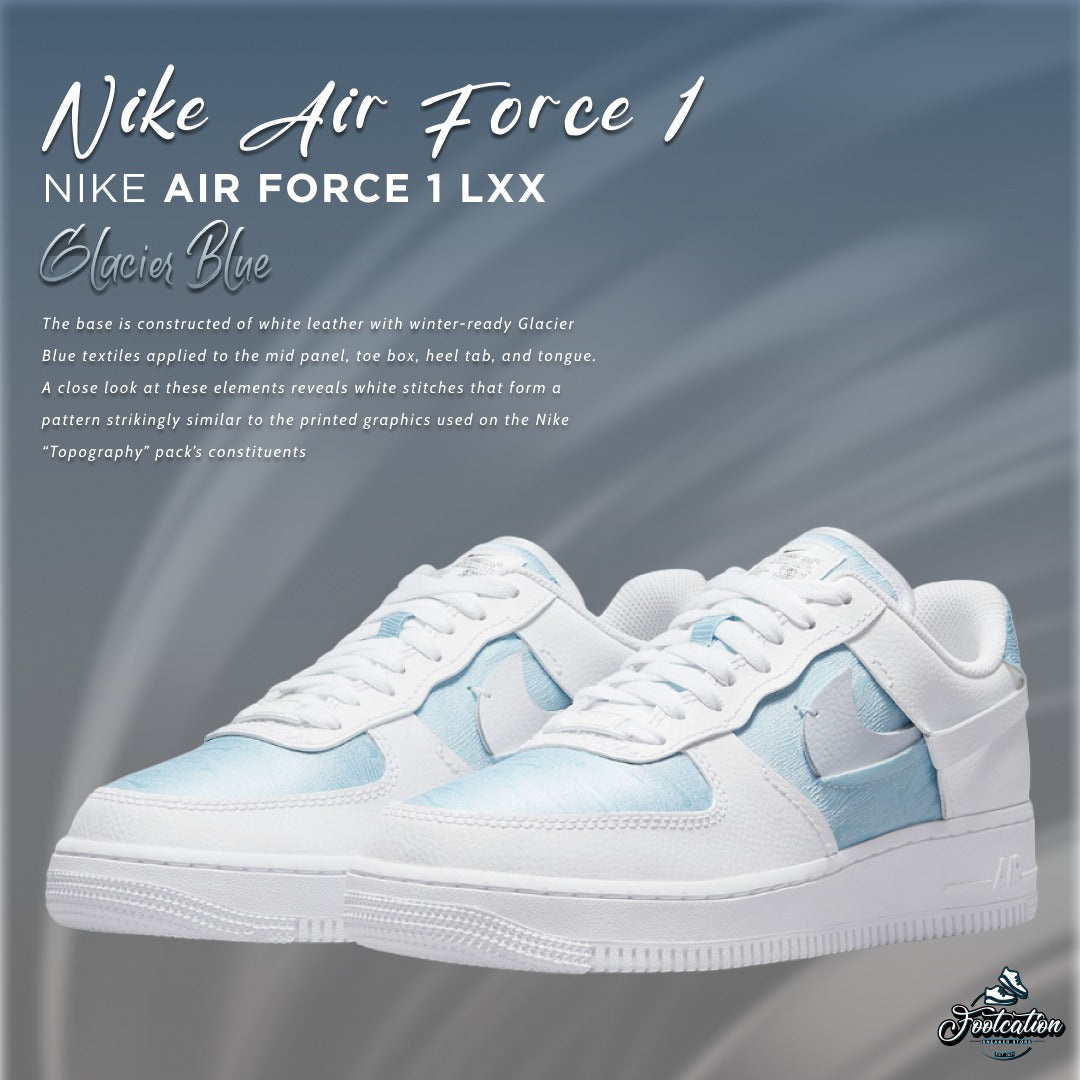 NIKE AIR FORCE 1 LXX GLACIER BLUE