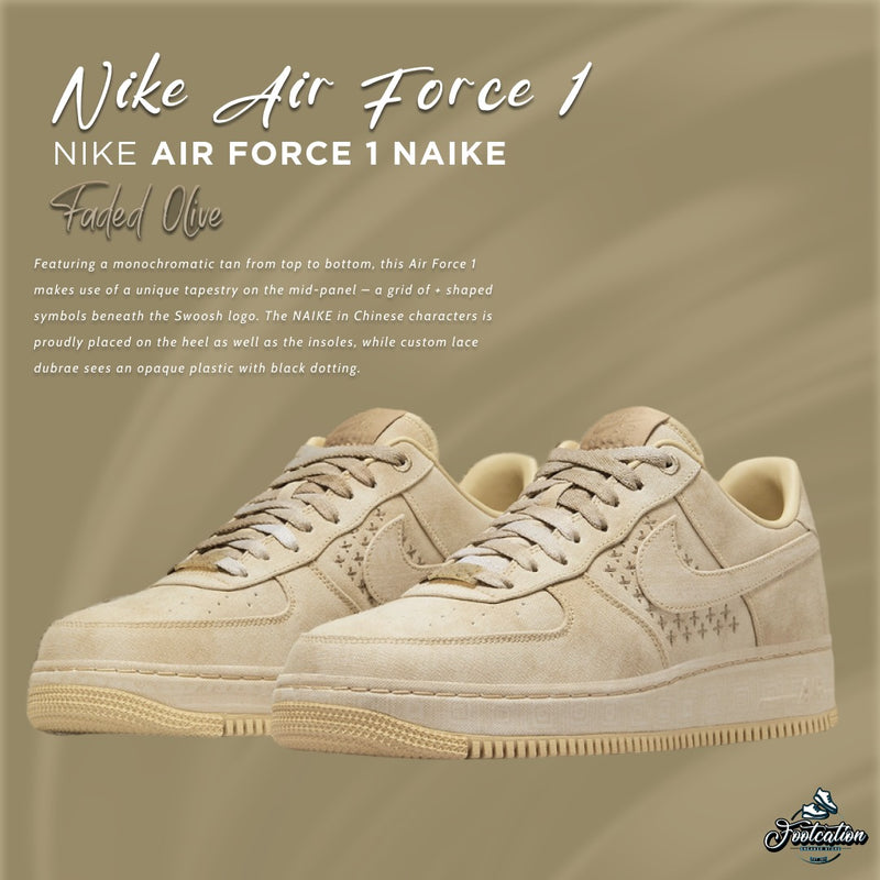 NIKE AIR FORCE 1 FADED OLIVE