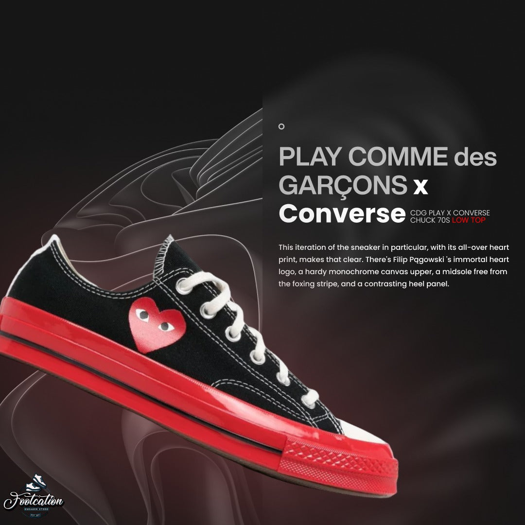 Play Comme des garçons X Converse 70s low top