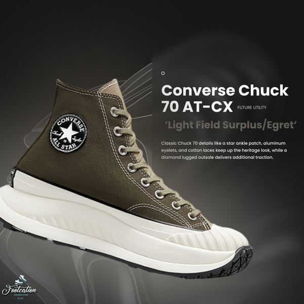 Converse chuck 70 at-cx future utility light field surplus/Egret