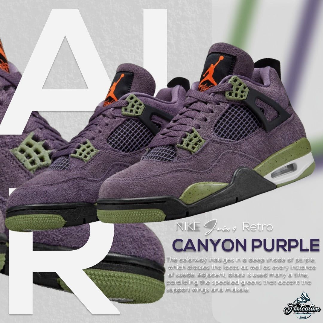 JORDAN 4 CANYON PURPLE