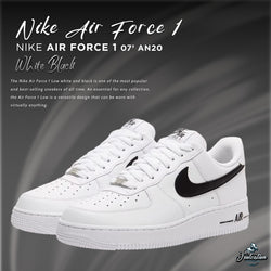 NIKE AIR FORCE 1 07’ ANCO WHITE BLACK