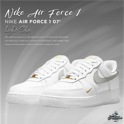 NIKE AIR FORCE 1 LIGHT SILVER