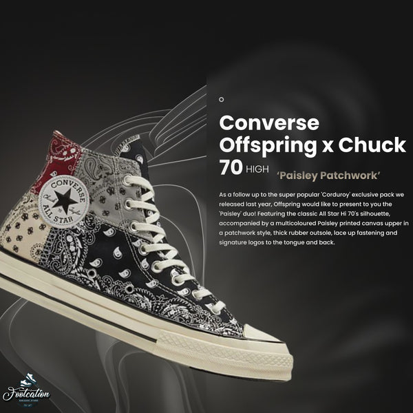 Converse offspring x Chuck 70 High Poisely patchwork