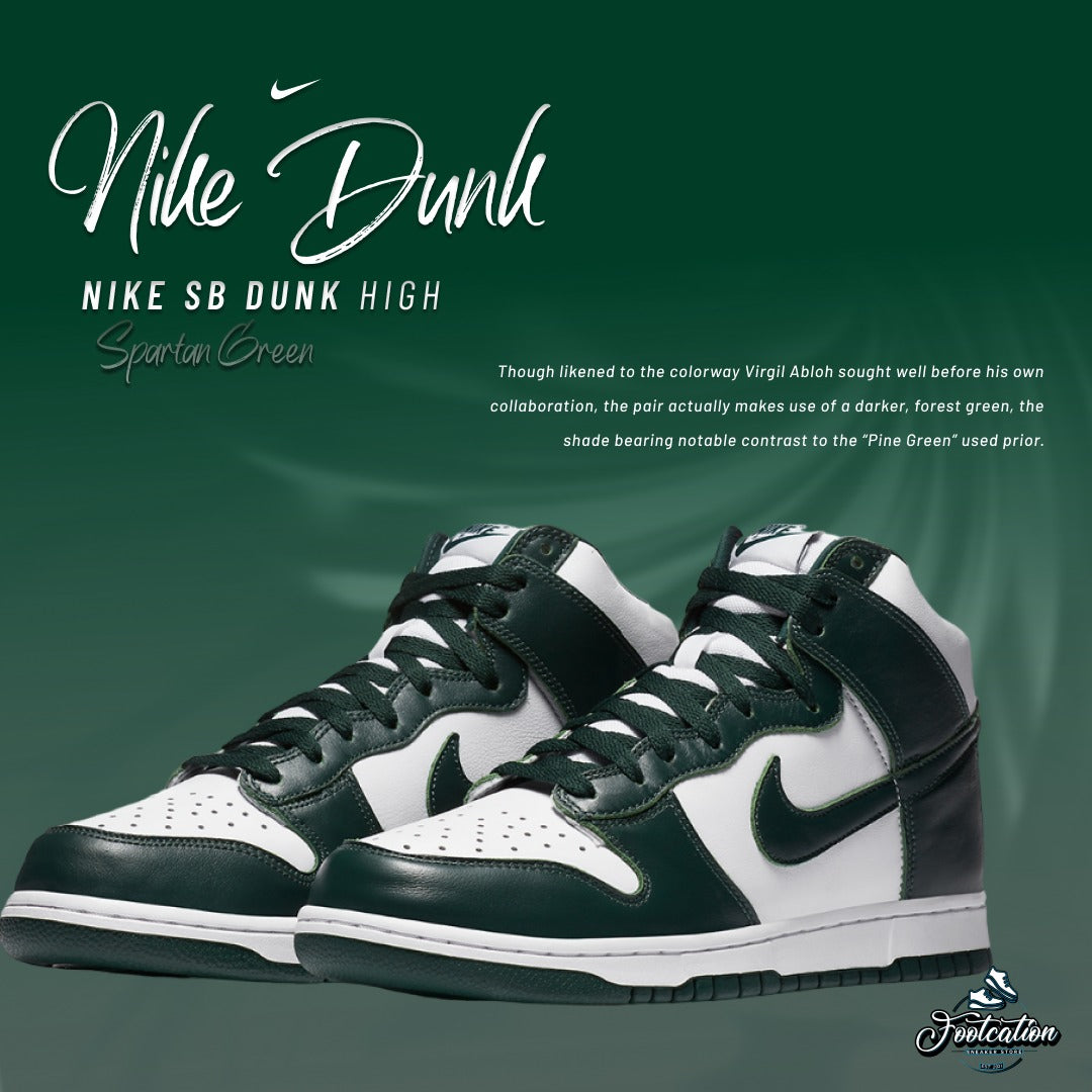 NIKE SB DUNK HIGH SPARTAN GREEN