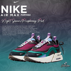 nike air max furyosa night green raspberry red