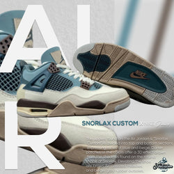 AIR JORDAN 4 SNORLAX CUSTOM