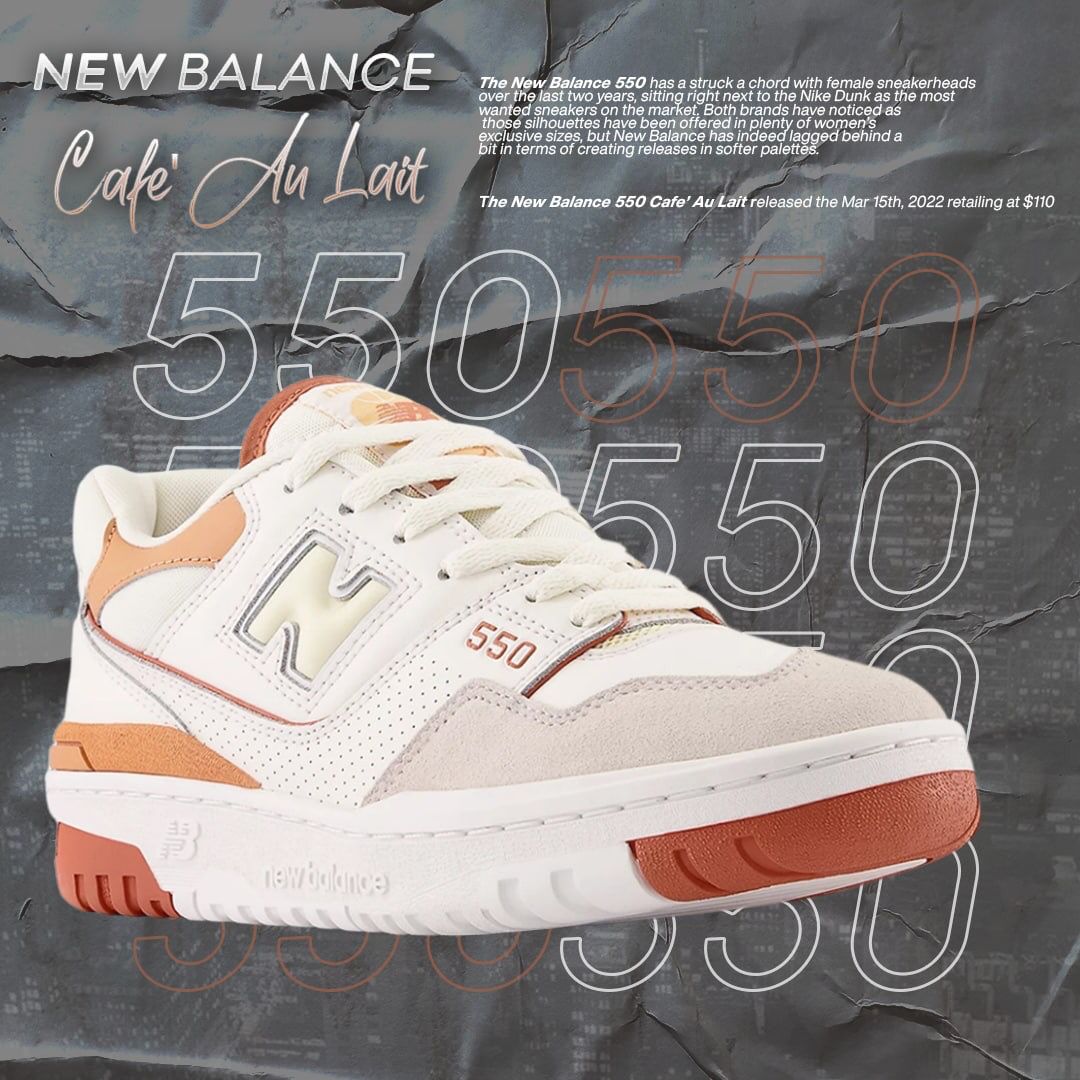 NEW BALANCE 550 CAFE’ AU LAIT