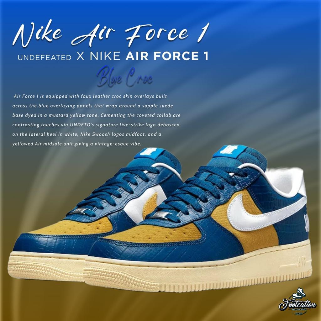 NIKE AIR FORCE 1 UNDEFEATED BLUE CROC