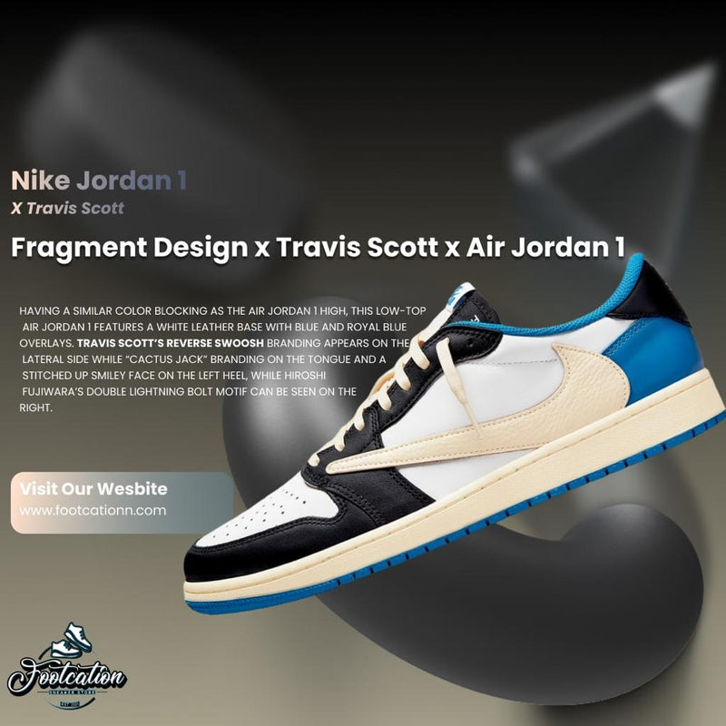 NIKE JORDAN 1 X TRAVIS SCOTT FRAGMENT