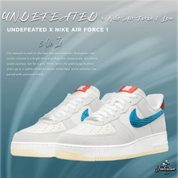 NIKE AIR FORCE 1 X UNDEFEATED 5 ON IT