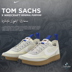 TOM SACHS X NIKECRAFT WHITE LIGHT BONE