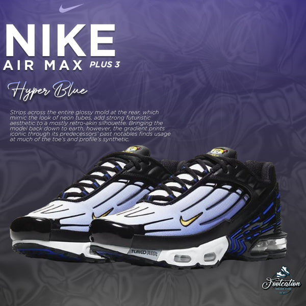 NIKE AIR MAX PLUS 3 HUPER BLUE