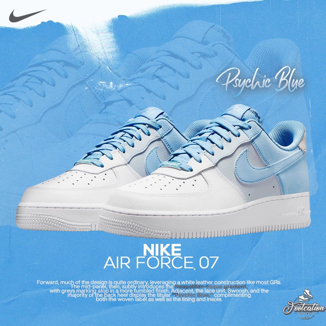 NIKE AIR FORCE 1 PHYCHIC BLUE