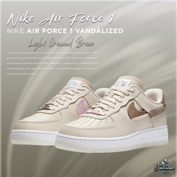 NIKE AIR FORCE 1  LIGHT OREWOOD BROWN