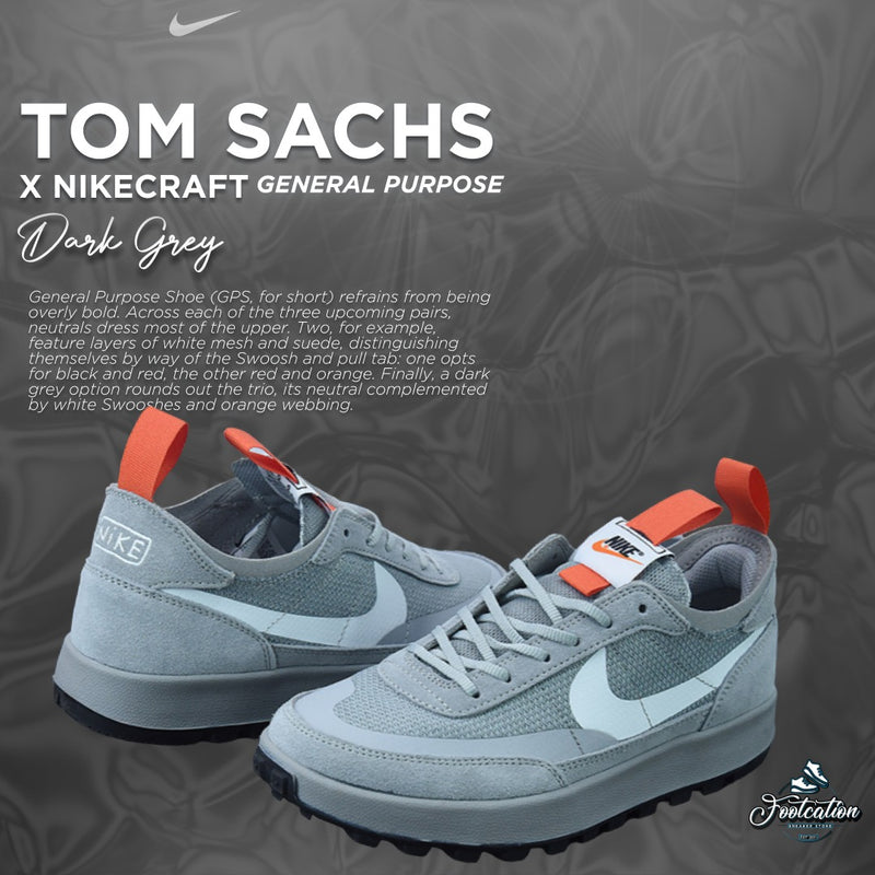 TOM SACHS X NIKECRAFT DARK GREY