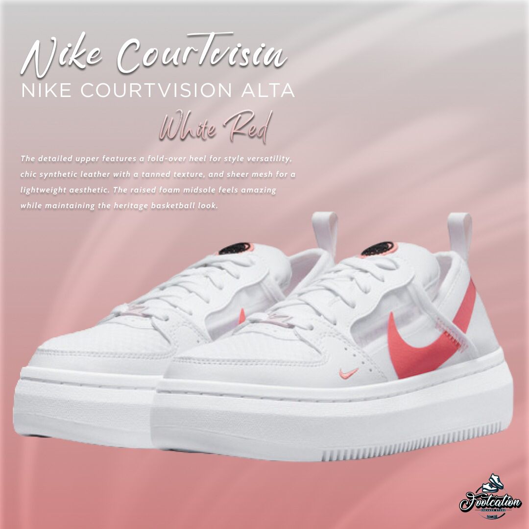 NIKE AIR FORCE 1 COURTVISION ALTA WHITE RES