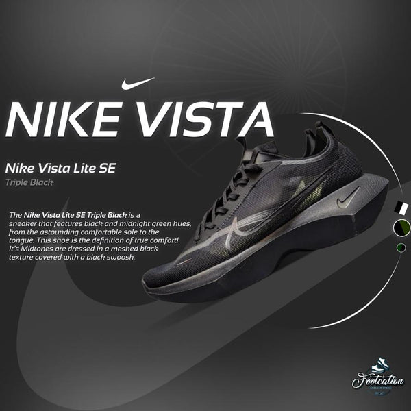 NIKE VISTA LITE SE TRIPLE BLACK