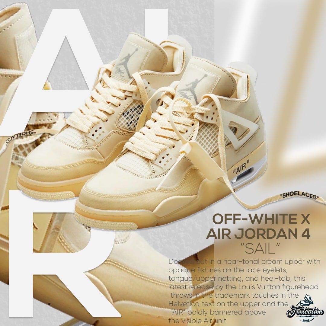 OFF-WHITE X JORDAN 4 SAIL