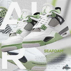 AIR JORDAN 4  SEAFOAM