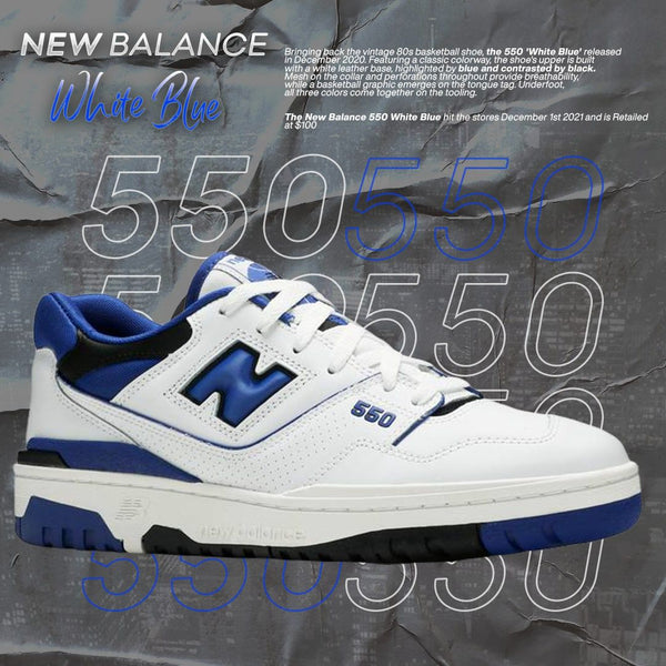 NEW BALANCE 550 WHITE BLUE