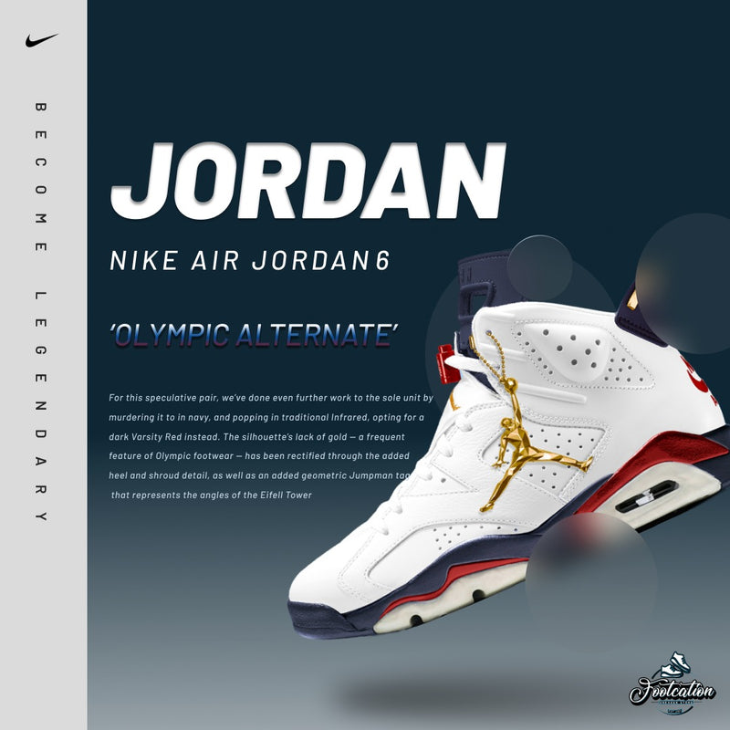 JORDAN NIKE AIR 6 OLYMPIC ALTERNATE