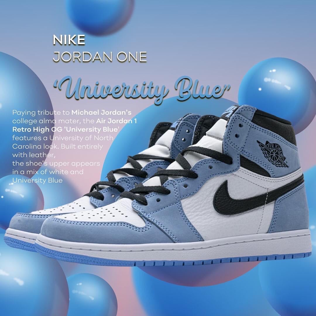 AIR JORDAN 1 UNIVERSITY BLUE