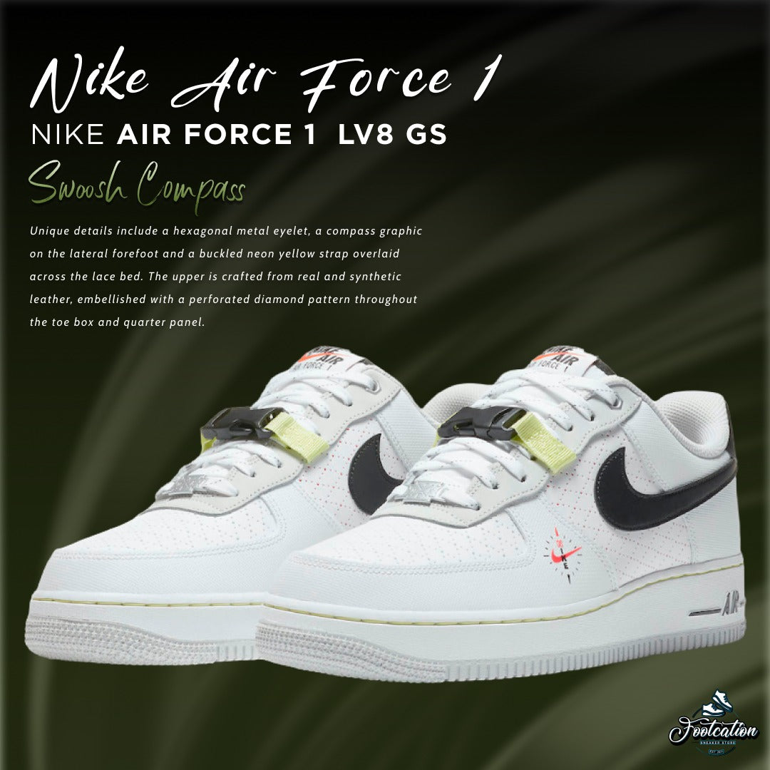 NIKE AIR FORCE 1  LV8 GS SEOOSH COMPASS