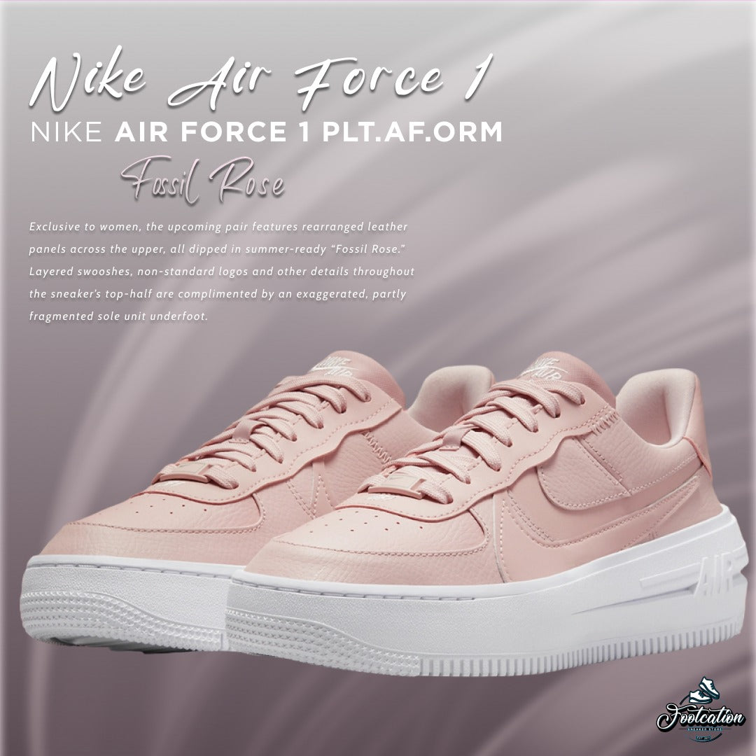 NIKE AIR FORCE 1  FOSSIL ROSE