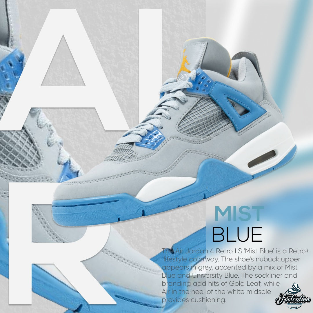 JORDAN 4 MIST BLUE