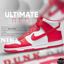 NIKE DUNK HIGH TOP ULTIMATE RED