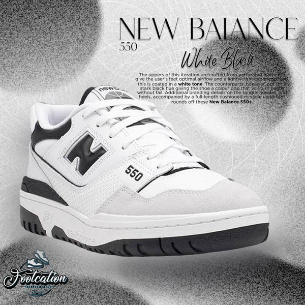 NEW BALANCE 550 WHITE BLACK